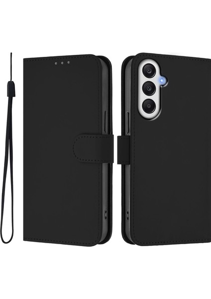 Samsung Galaxy A55 5g Cüzdanlı Deri Telefon Kılıfı Askılı (Yurt Dışından)