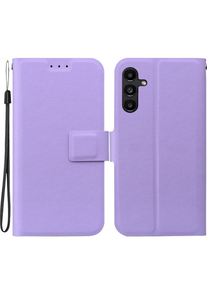 Samsung Galaxy A15 Pu Deri + Kart Yuvalı Tpu Telefon Kapağı (Yurt Dışından)