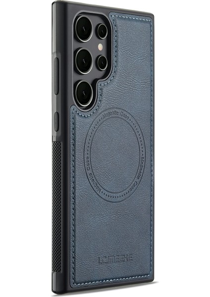 Samsung Galaxy S22 Ultra 5g Manyetik Deri+Tpu Arka Kapak Magsafe ile Uyumlu (Yurt Dışından)
