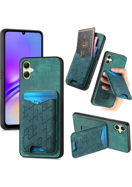 Samsung Galaxy A05 4g Kart Tutucu Çubuğu Deri Arka Kapak (Yurt Dışından)
