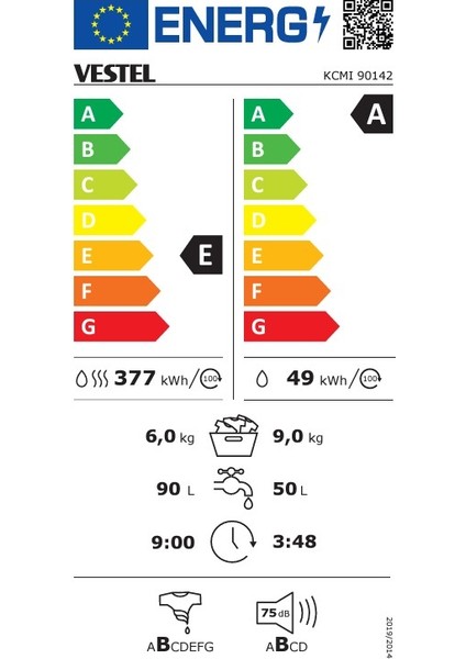 KCMI 90142 Çamaşır Makinesi