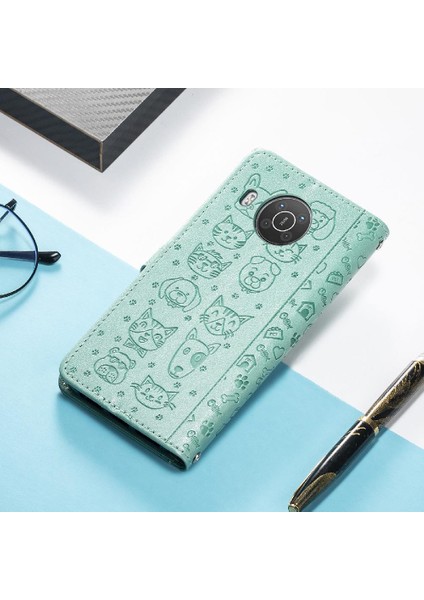 Nokia X10 Için Kılıf Kapak Çevirin Kılıf Darbeye Kısa Kayış Karikatür (Yurt Dışından) modelleri