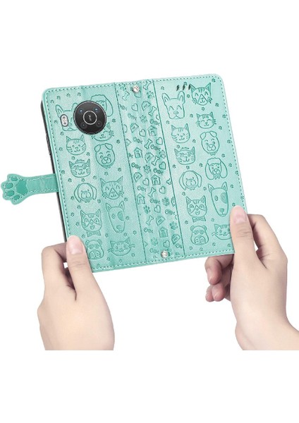 Nokia X10 Için Kılıf Kapak Çevirin Kılıf Darbeye Kısa Kayış Karikatür (Yurt Dışından) indirimleri