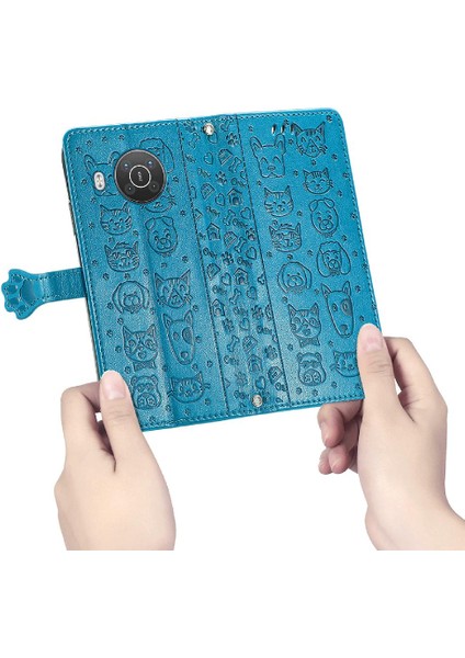 Nokia X10 Için Kılıf Kapak Çevirin Kılıf Darbeye Kısa Kayış Karikatür (Yurt Dışından) indirimleri