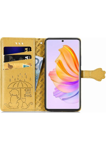 Huawei Onur Için Kılıf 80SE Karikatür Hayvanlar Kısa Kayış Darbeye Deri (Yurt Dışından) indirimleri