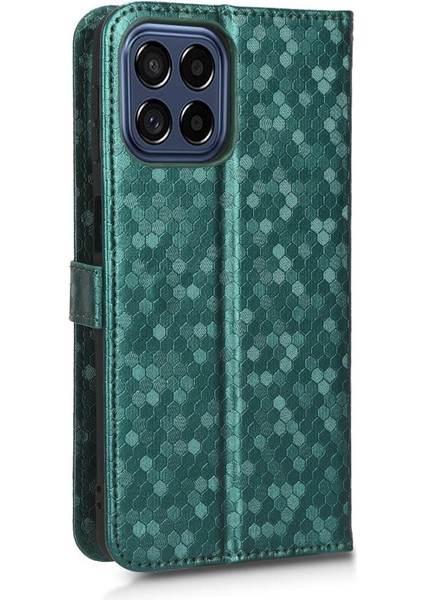 Samsung Galaxy M33 5g Için Geometrik Desen Manyetik Toka Deri (Yurt Dışından) modelleri
