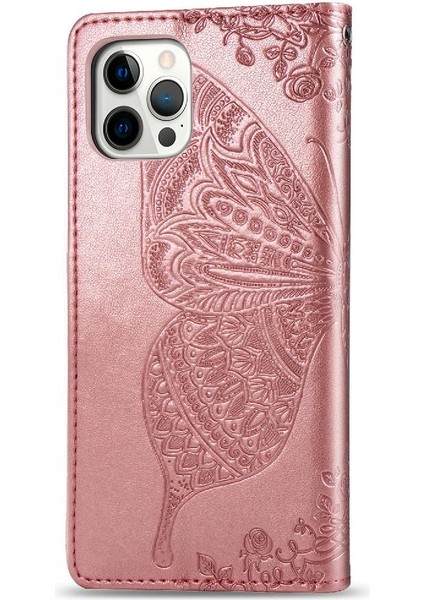Apple iPhone 12 / 12 Pro Kanat Cüzdan Iş Çok Renkli Kelebek (Yurt Dışından) indirimleri