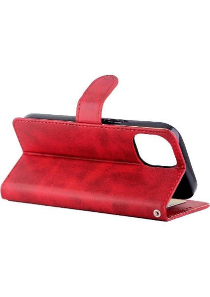 Apple iPhone 14 Için Filp Durumda Pu Deri Manyetik Kapatma Kickstand Kart Tutucu (Yurt Dışından) fırsatları