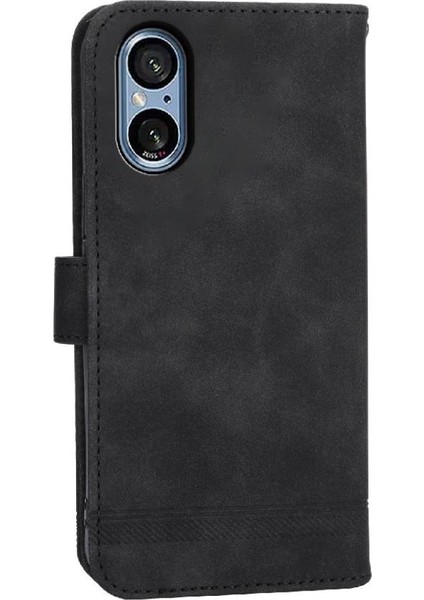 Sony Xperia 5 V Kart Yuvaları Premium Nakit Cep Bileklik Için Flip Case (Yurt Dışından)