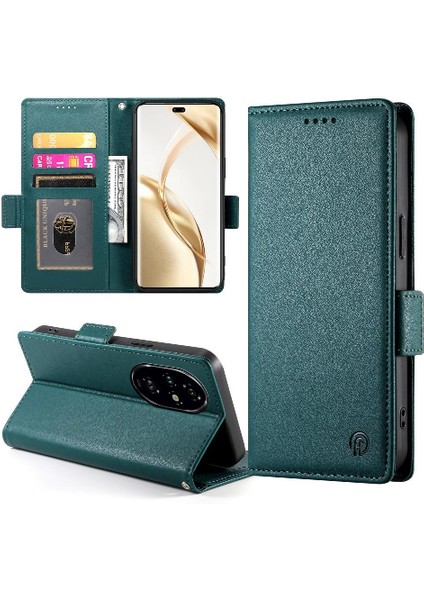 Onur Için Flip Case 200 Pro Cüzdan Iş Günlük Kullanım Flip Kart Yuvaları (Yurt Dışından)