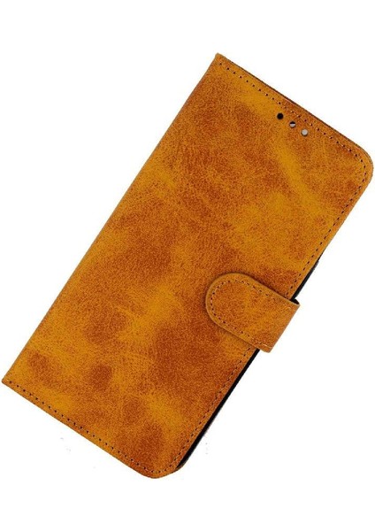 Apple iPhone 15 Için Filp Durumda Pro Max Kickstand Pu Deri Kart Tutucu Manyetik (Yurt Dışından)