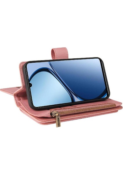 Kart ile Realme C61 Pu Deri Manyetik Kapatma Için Cüzdan Telefon Kılıfı (Yurt Dışından) fırsatları
