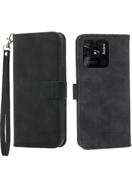 Xiaomi Redmi 10C Bileklik Kart Yuvaları Nakit Cep Premium Için Flip Case (Yurt Dışından) modelleri