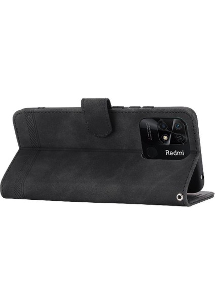 Xiaomi Redmi 10C Bileklik Kart Yuvaları Nakit Cep Premium Için Flip Case (Yurt Dışından) fırsatları