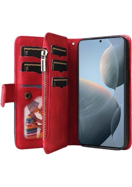Kart Yuvası Standı Dokuz Kart Yuvaları Kickstand ile Xiaomi Redmi K70 Için Kılıf (Yurt Dışından) fırsatları