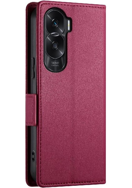 Onur X50I Günlük Kullanım Için Flip Case Cüzdan Kartvizit Yuvaları (Yurt Dışından)
