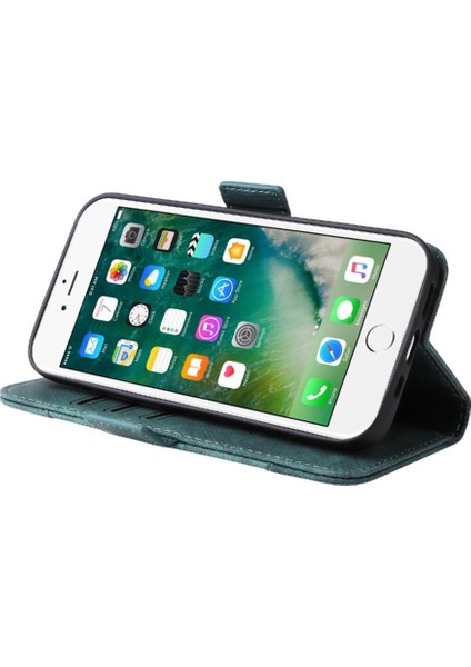 Apple iPhone 8 Için Kılıf Artı/7 Artı Kart Yuvaları Cüzdan Kapak Çevirin Tpu Deri (Yurt Dışından)