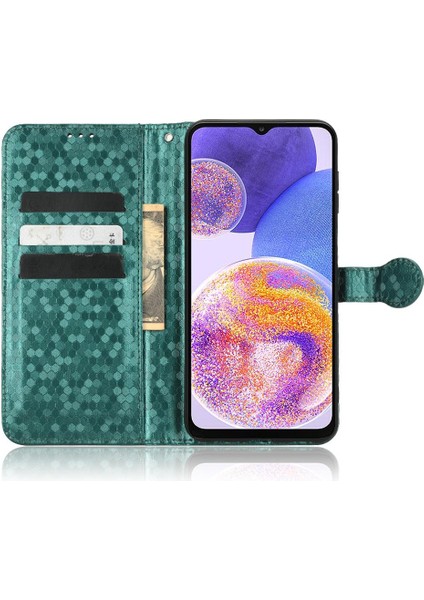 Samsung Galaxy A23 4g Deri Cüzdan Kapak Manyetik Toka (Yurt Dışından)