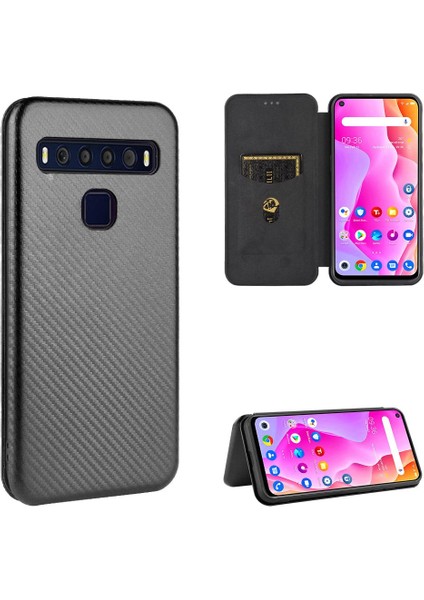 Tcl 10L/10LITE Tam Koruma Kartı Ekleme Deri Folyo Için Kılıf (Yurt Dışından)