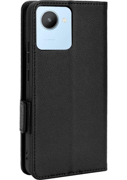 Realme C30 Cüzdan Kart Yuvaları Için Kılıf Tutucu Pu Deri Manyetik Yan (Yurt Dışından) indirimleri