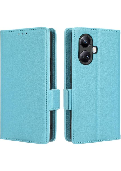 Realme 10 Pro Artı Kart Yuvaları Için Kılıf Tutucu Cüzdan Manyetik Yan Toka (Yurt Dışından)