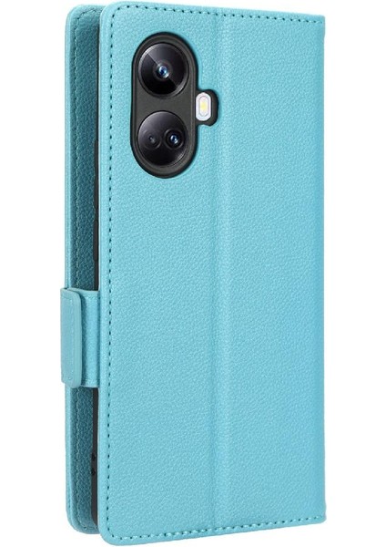Realme 10 Pro Artı Kart Yuvaları Için Kılıf Tutucu Cüzdan Manyetik Yan Toka (Yurt Dışından)