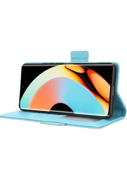 Realme 10 Pro Artı Kart Yuvaları Için Kılıf Tutucu Cüzdan Manyetik Yan Toka (Yurt Dışından)