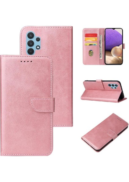 Samsung Galaxy A32 5g Kart Ekleme Deri Folio Flip Case ile (Yurt Dışından)