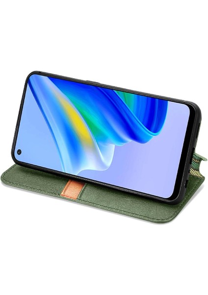 Oppo A95 4g/5g Için Kılıf Zarif Iş Moda Tasarım Deri Kılıf (Yurt Dışından) modelleri