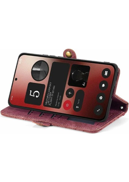Nothing Flip Case Telefon 2A Darbeye Basit Iş Deri Çanta (Yurt Dışından)