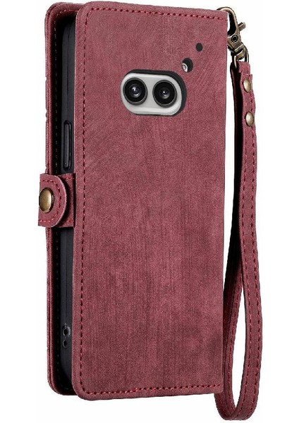 Nothing Flip Case Telefon 2A Darbeye Basit Iş Deri Çanta (Yurt Dışından)