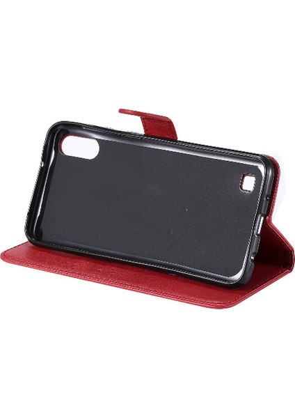 Kart Yuvası ile Samsung Galaxy M10 Için Flip Case Iş Cüzdan Telefon Kılıfı (Yurt Dışından) fırsatları