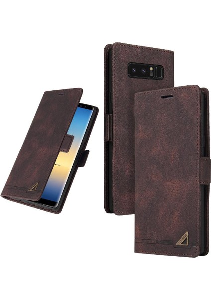 Samsung Galaxy Note8 Iki Kart Yuvaları Premium Deri Kickstand Için Kılıf (Yurt Dışından) indirimleri