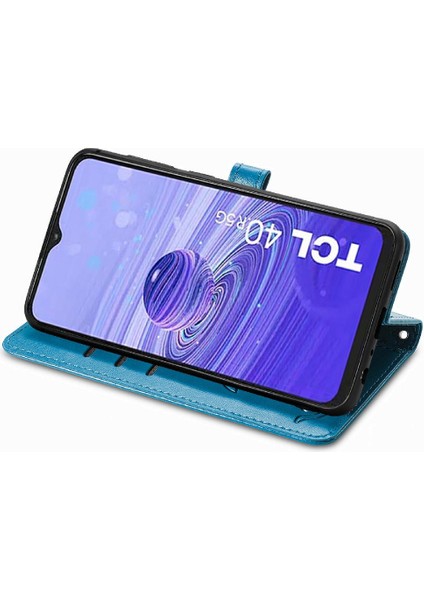 Tcl 40R Flip Kapak Için Kılıf Kısa Kayış Karikatür Hayvanlar Deri Kılıf (Yurt Dışından) fiyatları