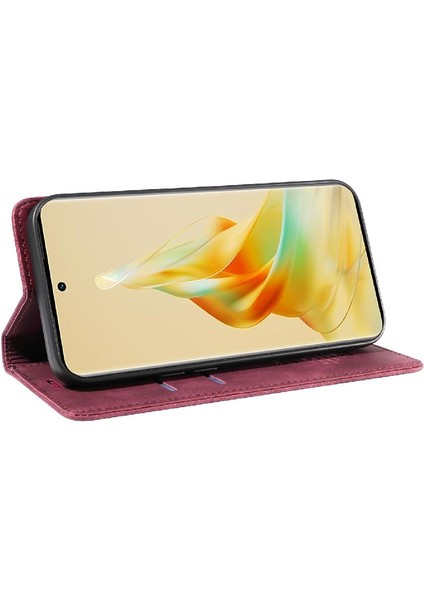 Oppo Oppo 8t 4g Için Kılıf Koruyucu Manyetik Folio Cüzdan Pu Deri (Yurt Dışından) modelleri