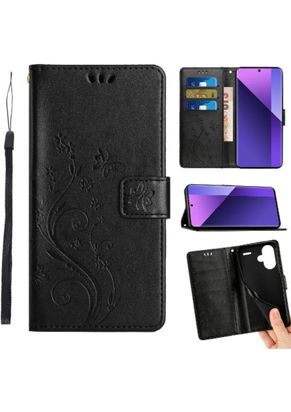 Xiaomi Redmi Not 13 Pro Artı Manyetik Kapatma Kart Tutucu Için Filp Durumda (Yurt Dışından)