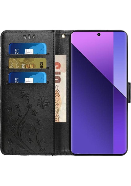 Xiaomi Redmi Not 13 Pro Artı Manyetik Kapatma Kart Tutucu Için Filp Durumda (Yurt Dışından)