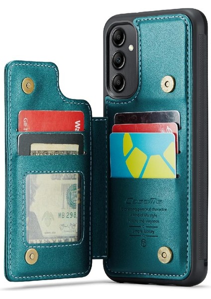 Samsung Galaxy A14 4g/5g Rfıd Engelleme Pu Deri Için Caseme Cüzdan Kılıf (Yurt Dışından)