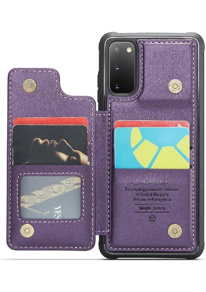 Samsung Galaxy S20 Ince Darbeye Vaka Kart Tutucu Için Caseme Cüzdan Kılıf (Yurt Dışından) modelleri