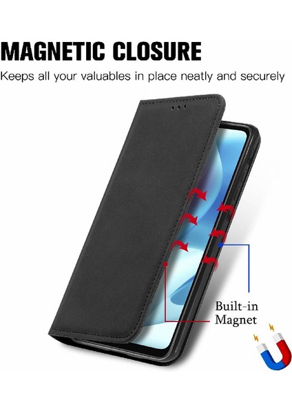 Moto G60S Basit Iş Kılıf Fermuar Cüzdan Kordon Için Kılıf (Yurt Dışından)