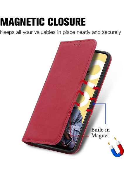 Realme C55 Için Kılıf Deri Çanta Kordon Cüzdan Basit Iş Fermuar (Yurt Dışından) fiyatları