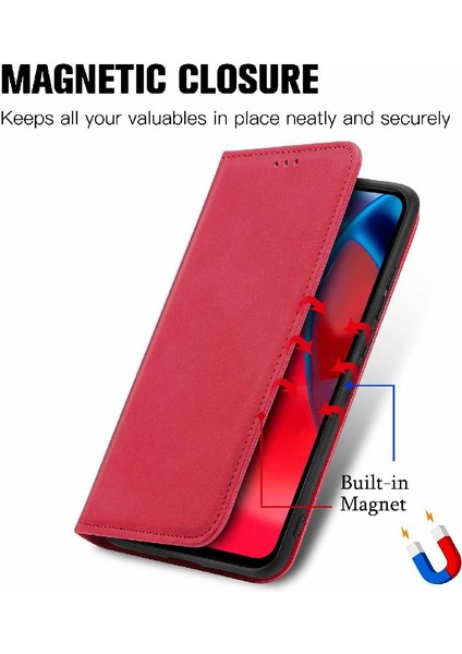 Moto G Stylus 5g Aşk Cüzdan Kılıf Fermuar Kordon Için Kılıf (Yurt Dışından)