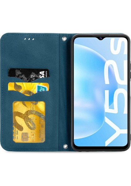 Vivo Y52S Için Kılıf Fermuar Deri Çanta Kordon Basit Iş Cüzdan (Yurt Dışından) fırsatları