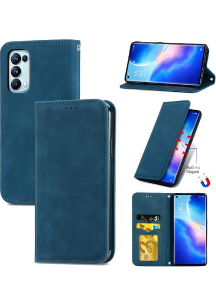 Oppo Oppo 5 Pro Cüzdan Basit Iş Fermuar Deri Çanta Için Kılıf (Yurt Dışından)