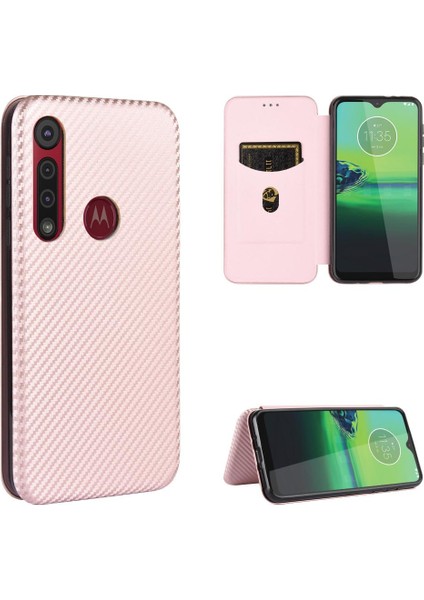 Motorola Moto Bir Makro/g8 Için Kılıf Kart Tutucu Kickstand Tam ile Oynamak (Yurt Dışından)