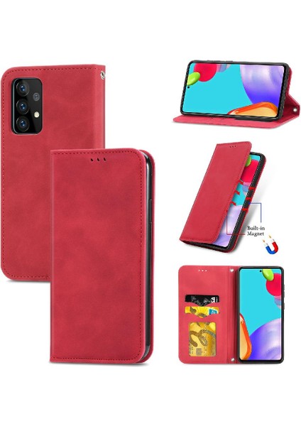 Samsung Case 5g Için Kılıf Cüzdan Kılıf Darbeye Kapak Kapak Basit (Yurt Dışından)