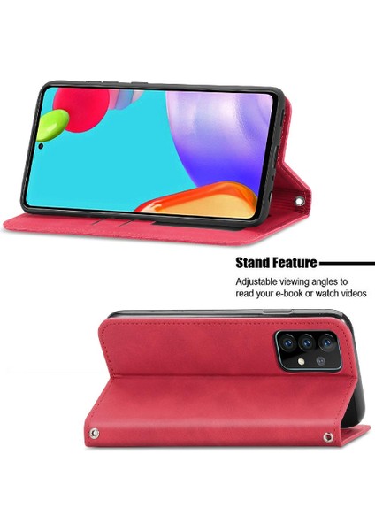 Samsung Case 5g Için Kılıf Cüzdan Kılıf Darbeye Kapak Kapak Basit (Yurt Dışından)