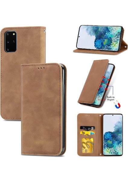 Samsung S20 Artı Basit Iş Kapak Çevirin Kılıf Cüzdan (Yurt Dışından)