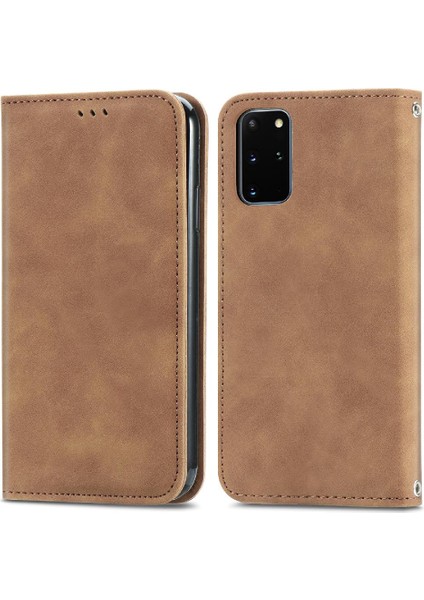 Samsung S20 Artı Basit Iş Kapak Çevirin Kılıf Cüzdan (Yurt Dışından) fırsatları