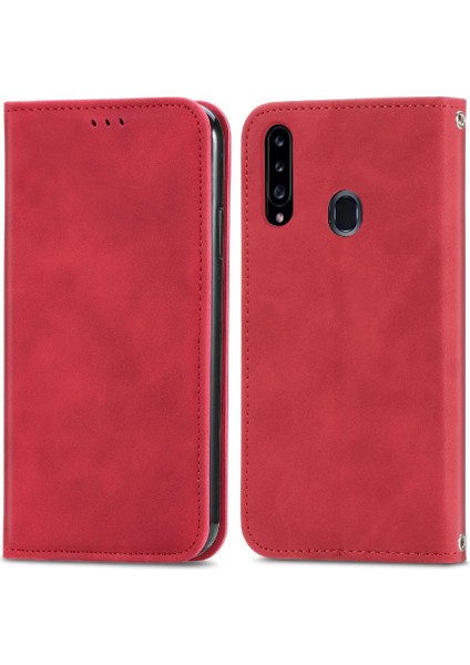 Samsung A20S Darbeye Kapak Kapak Kılıf Cüzdan Basit (Yurt Dışından) fırsatları